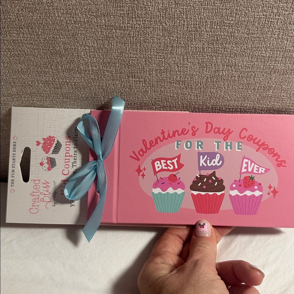 Lily & Faye valentines kid coupons book